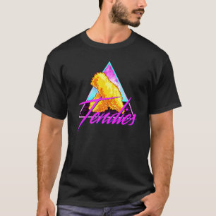 Camiseta Meme do posto do frango Vaporwave dos anos 80