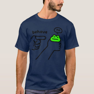 Camiseta Meme do Sapo Desonesto se Comporta Sem Meme do Sap