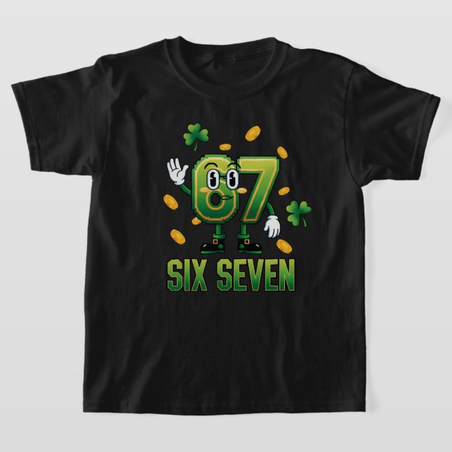 Camiseta meme do seis sete dia de São Patrício 2026 (Postura )