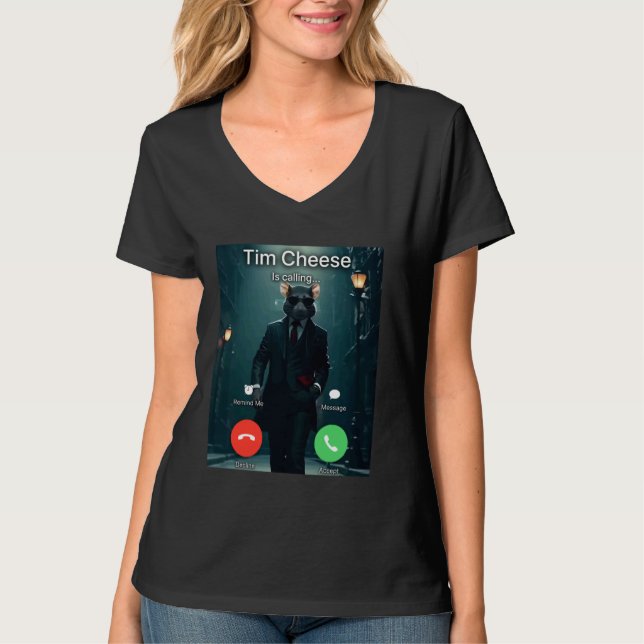 Camiseta meme do Tim Cheese (Frente)