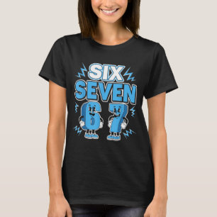 Camiseta Meme Engraçado 67 Seis Sete 6 7 Italianos Brainrot
