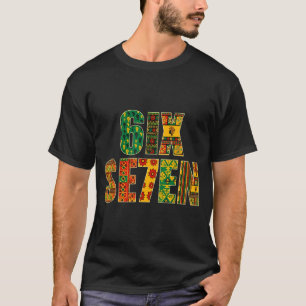 Camiseta Meme Engraçado 6 7 Seis Sete Mês da História Negra