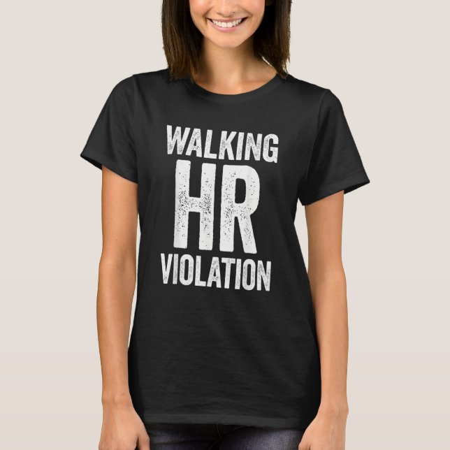 Camiseta Meme Engraçado Caminhando com Homens Violadores de (Frente)