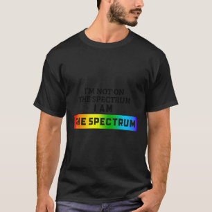 Camiseta Meme engraçado de Autismo Não estou no espectro, e