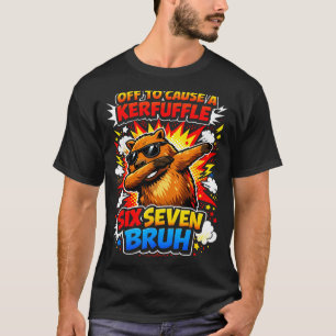 Camiseta Meme Engraçado de Capivara Retro Sem Motivo