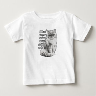 Camiseta Meme engraçado de gato rabugento para amantes e do