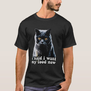 Camiseta Meme engraçado de gato rabugento para donos e aman