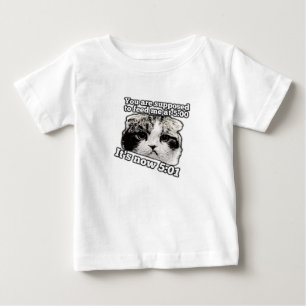 Camiseta Meme engraçado de gato zangado para donos de gatin