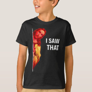 Camiseta Meme engraçado de Jesus que eu vi aquela citação c