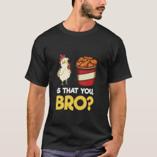 Camiseta Meme engraçado de nugget de frango Amante de fast