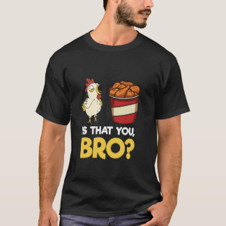 Camiseta Meme engraçado de nugget de frango Amante de fast