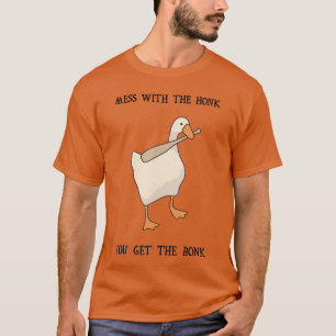 Camiseta Meme engraçado do jogo Funny Goose sem título