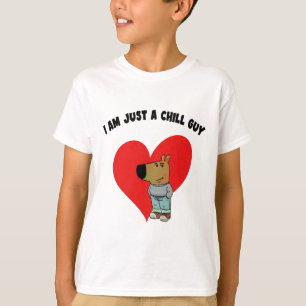 Camiseta Meme Engraçado Eu Sou Apenas Um Cara Legal Dia Dos
