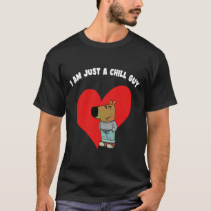 Camiseta Meme Engraçado Eu Sou Apenas Um Cara Legal Dia dos