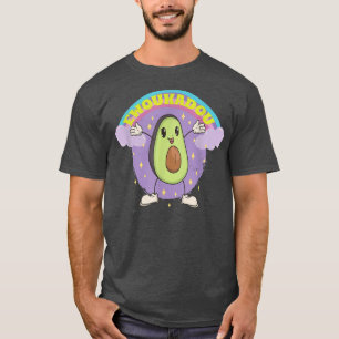 Camiseta Meme Ewoukadou Avocado Vegan Comendo Vegan Saudáve