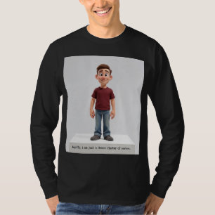 Camiseta Meme Existencial de Cluster Denso de Carb