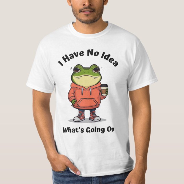 Camiseta Meme Existencialista do Sapo Bobo (Frente)
