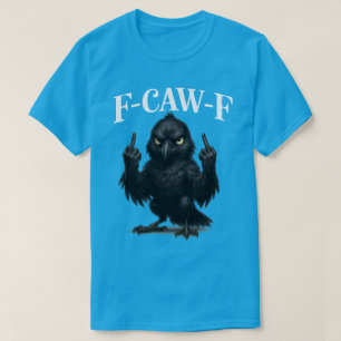 Camiseta Meme F Caw F Galo l f caw f Corvo Coruja