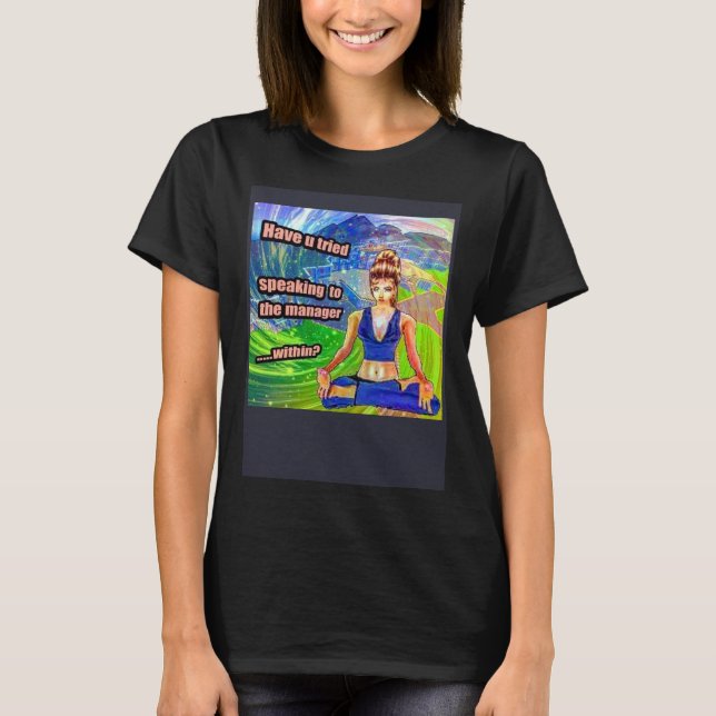 Camiseta Meme Frito Falem Com O Gerente Interior Karen (Frente)