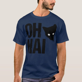 Camiseta Meme Gato Engraçado Oh Hai