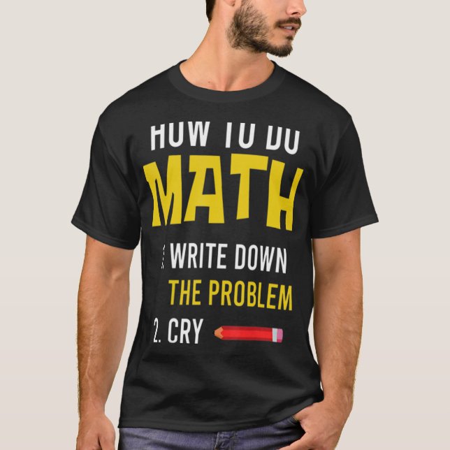 Camiseta Meme How To Do Math 2022 (Frente)