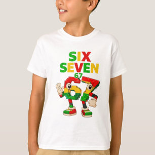 Camiseta Meme Infantil 67 Seis Sete 6 7 História Negra, cri