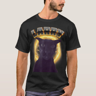 Camiseta Meme Larry Mau Larry Gato Meme Memes Amaldiçoados
