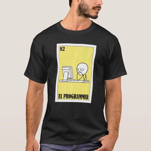 Camiseta Meme Lottery Mexicana Lottery El Programmer (Frente)