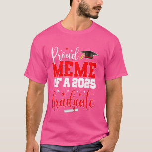 Camiseta Meme Mais velho 2025 Meme Orgulhosa De Uma Classe 