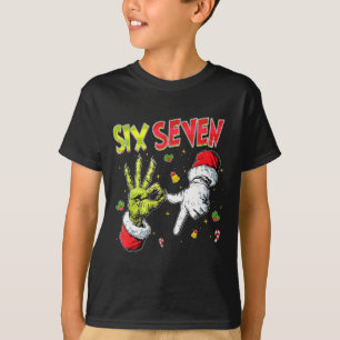 Camiseta Meme Número 67 Bro Gíria Seis Sete Mão De Natal
