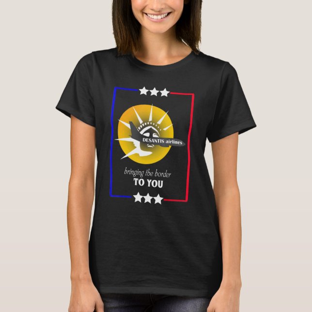 Camiseta Meme político Desantis Airlines Ron Desantis (Frente)