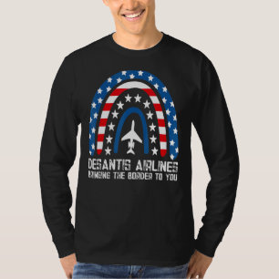 Camiseta Meme Político Engraçado Da Santis Airlines