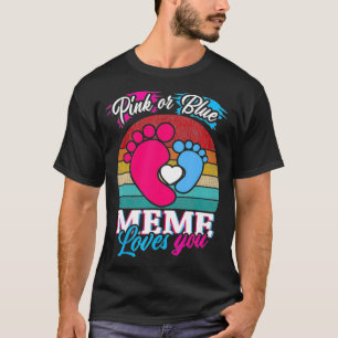 Camiseta Meme Rosa Ou Azul Te Ama A Revelação Do Gênero Das