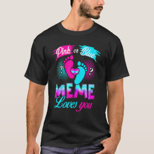 Camiseta Meme Rosa Ou Azul Te Ama Sexo Bebê 1