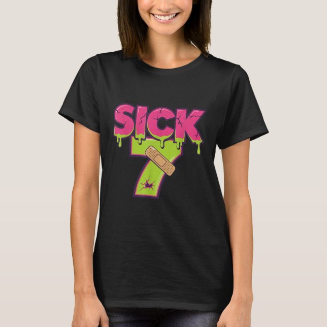 Camiseta Meme Seven Doente Seis Sete Brincadeira D (Frente)