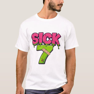 Camiseta Meme Seven Doente Seis Sete Brincadeira D