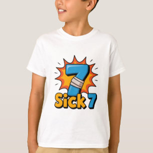 Camiseta Meme Sick Seven Piada Divertida Seis Sete