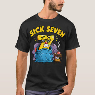 Camiseta Meme Sick Seven Seis Sete Brincadeira de