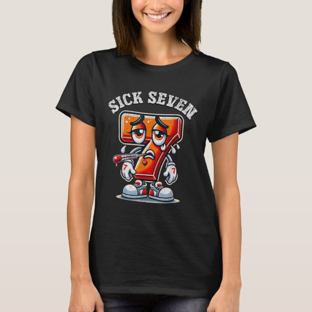 Camiseta Meme Sick Seven Seis Sete Brincadeira Div (Frente)