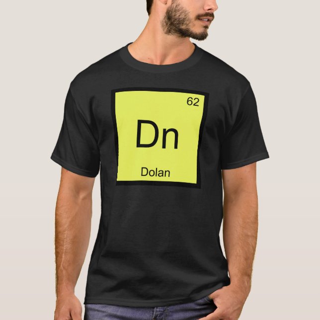 Camiseta Meme Símbolo do Elemento Químico Dn - Dol (Frente)