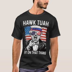 Camiseta Meme Trump Falcão Tuah - Cuspir Naquilo