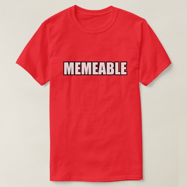 CAMISETA MEMEAVEL (Frente do Design)