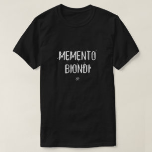 Camiseta Memento Biondi (piada de recormento italiano-latin