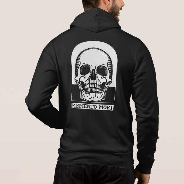 Camiseta Memento Mori - Cheio Zip Hoodie (Verso)