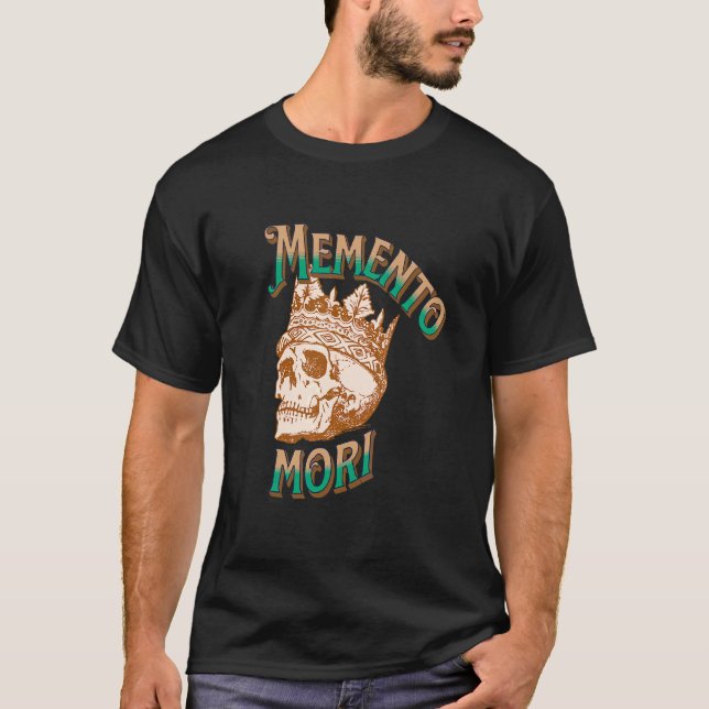 Camiseta Memento Mori - Frase Latina (Frente)