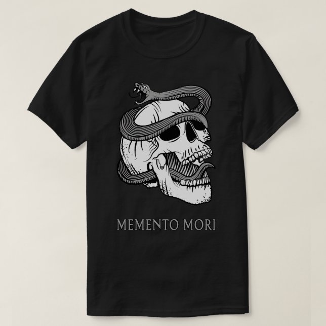 Camiseta Memento Mori I (Frente do Design)
