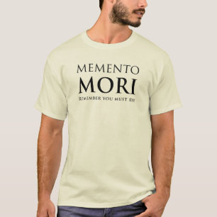 Camiseta Memento Mori – Provérbio Latino