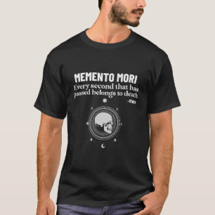 Camiseta Memento Mori Seneca Stoicismo Filosofia Estática
