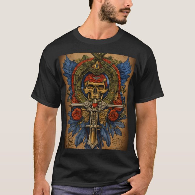 Camiseta Memento Mori Skull (Frente)