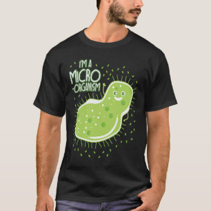 Camiseta Memes de Biologia Professor Aluno Bactérias